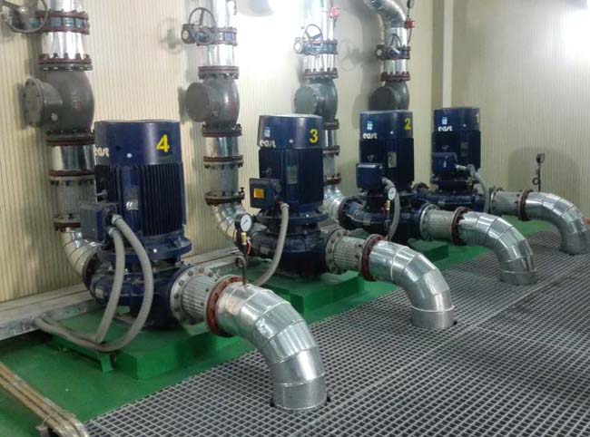 敦煌自来水厂公司一期28000平米水源热泵